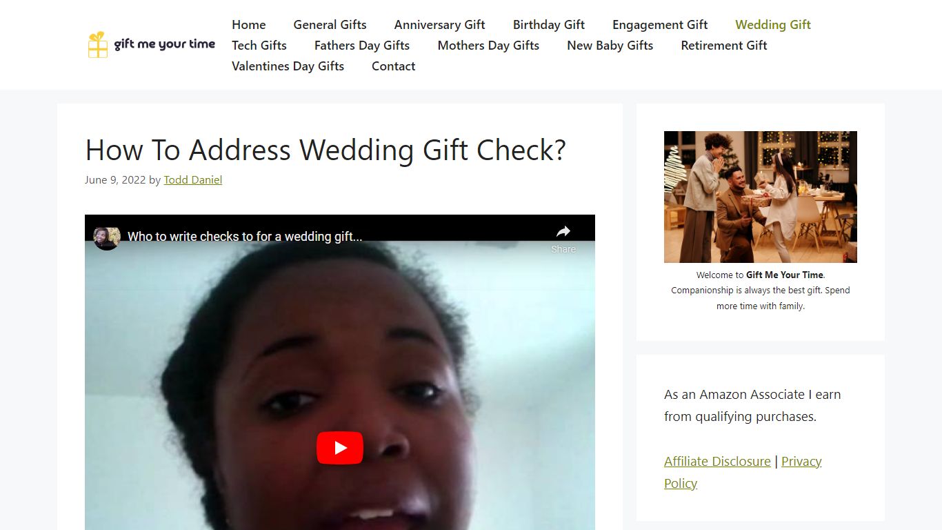 How To Address Wedding Gift Check? – Gift Me Your Time